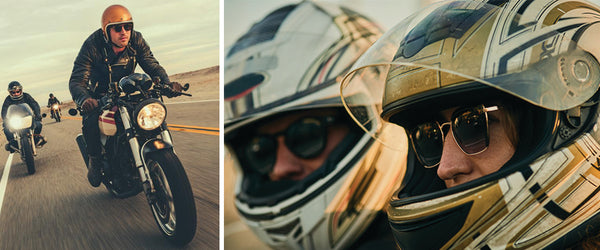 Buy Motorcycle Padded Glasses Photochromic Antic Lens - Windproof insert -  by Bertoni Italy mod. 125 Motorbike Riding Sunglasses Online at  desertcartINDIA